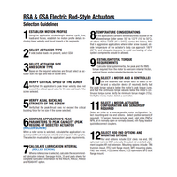 GSA SERIES TOLOMATIC GSA SERIES RODDED ELECTRIC ACTUATOR<BR>SPECIFY NOTED INFORMATION FOR PRICE AND AVAILABILITY